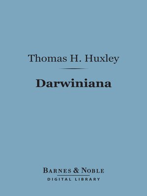 cover image of Darwiniana (Barnes & Noble Digital Library)